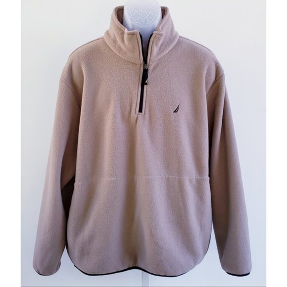 Nautica Other - Nautica Fleece Pullover Zippered Sweater L